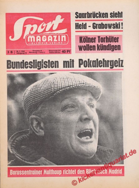 Sportmagazin Nr. 3B, 20.1.1966 bis 26.1.1966