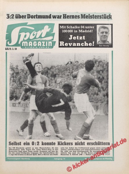 Sportmagazin Nr. 10A, 9.3.1959 bis 15.3.1959