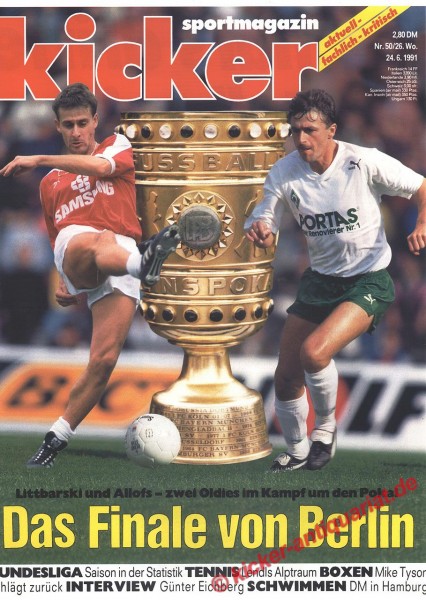 DFB Pokal Endspiel 1991: 1. FC Köln : Werder Bremen