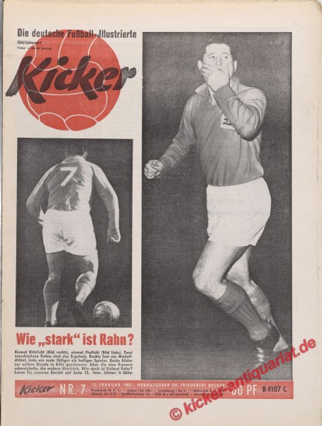 Kicker Nr. 7, 15.2.1962 bis 21.2.1962