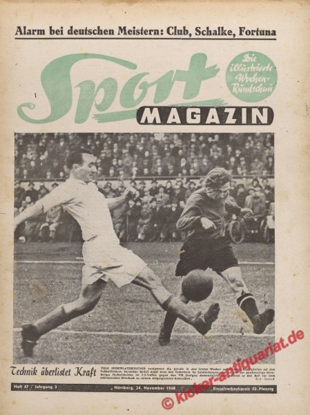 Sportmagazin Nr. 47, 24.11.1948 bis 30.11.1948