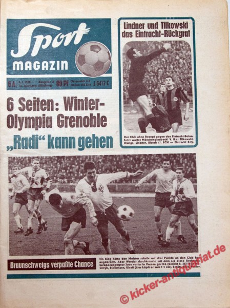 Sportmagazin Nr. 6A, 5.2.1968 bis 11.2.1968