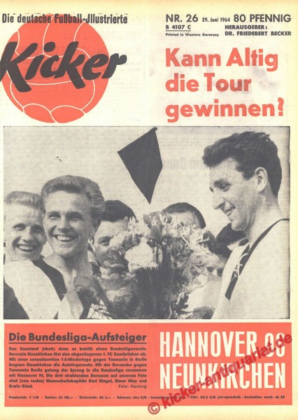 Kicker Nr. 26, 29.6.1964 bis 5.7.1964