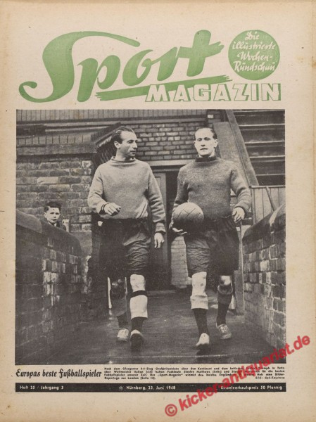 Sportmagazin Nr. 25, 23.6.1948 bis 29.6.1948