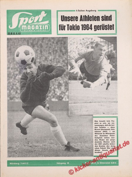 Sportmagazin Nr. 32A, 12.8.1963 bis 18.8.1963