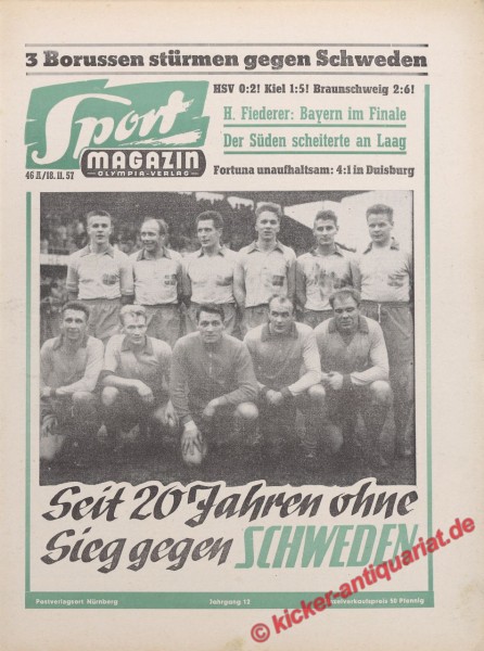 Sportmagazin Nr. 46A, 18.11.1957 bis 24.11.1957