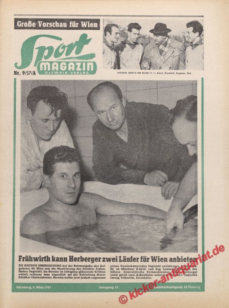Sportmagazin Nr. 9A, 4.3.1957 bis 10.3.1957