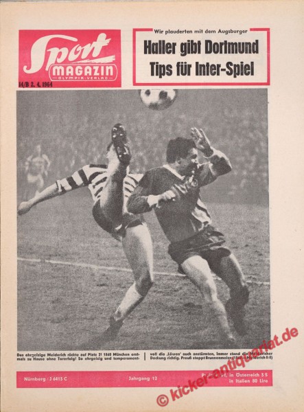 Sportmagazin Nr. 14B, 2.4.1964 bis 8.4.1964