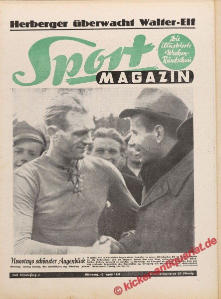 Sportmagazin Nr. 15, 13.4.1949 bis 19.4.1949