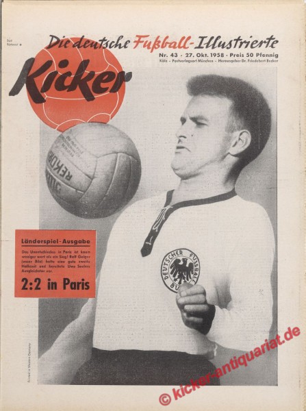 Kicker Nr. 43, 27.10.1958 bis 2.11.1958