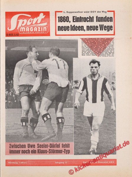 Sportmagazin Nr. 13B, 27.3.1963 bis 2.4.1963