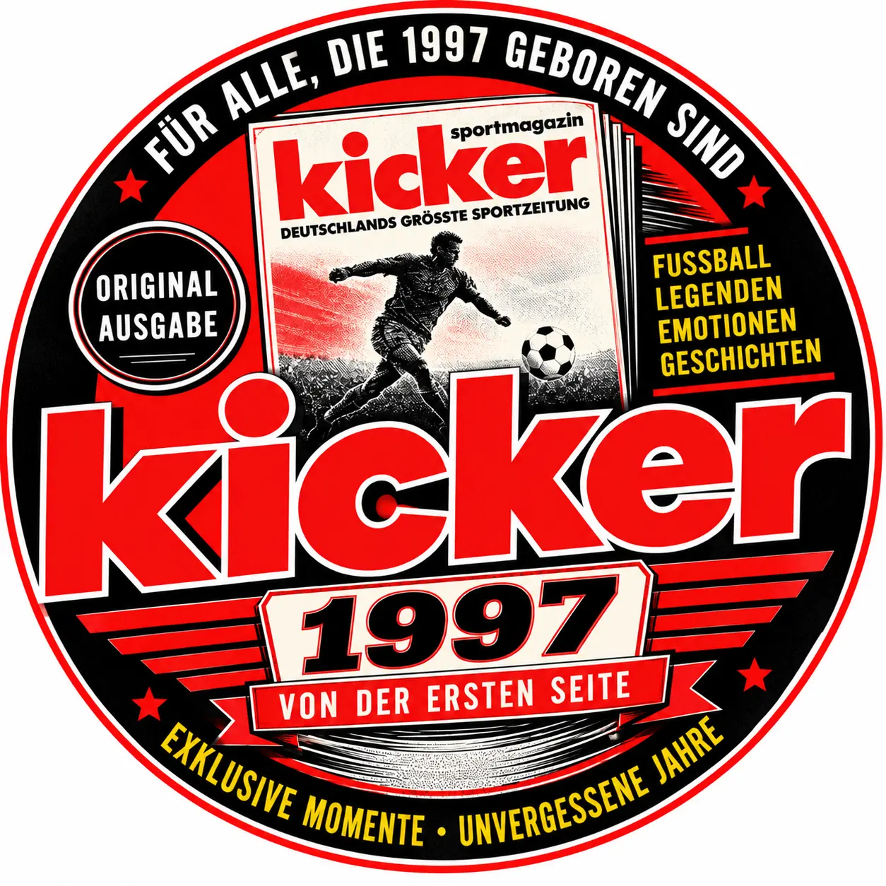 Kicker Zeitung 1997 Originalausgabe