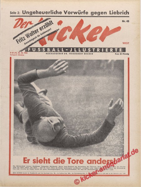 Kicker Nr. 43, 24.10.1955 bis 30.10.1955