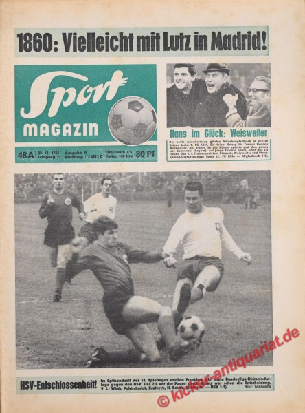 Sportmagazin Nr. 48A, 28.11.1966 bis 4.12.1966