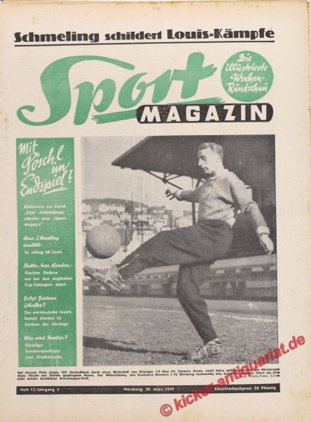 Sportmagazin Nr. 13, 30.3.1949 bis 5.4.1949