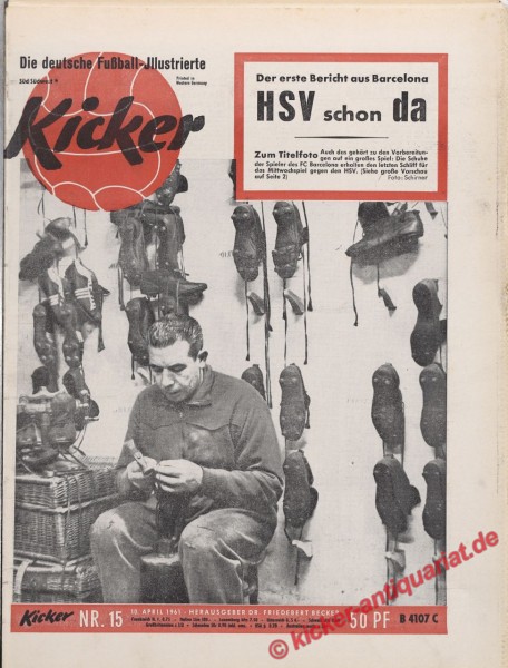 Kicker Nr. 15, 10.4.1961 bis 16.4.1961
