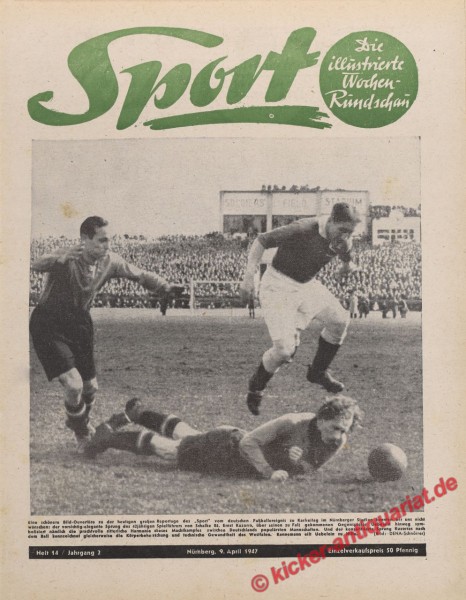Sportmagazin Nr. 14, 9.4.1947 bis 15.4.1947