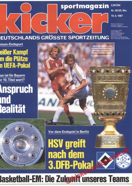 DFB POKAL Finale 1987: