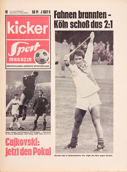 Kicker Sportmagazin Nr. 19, 6.3.1969 bis 12.3.1969