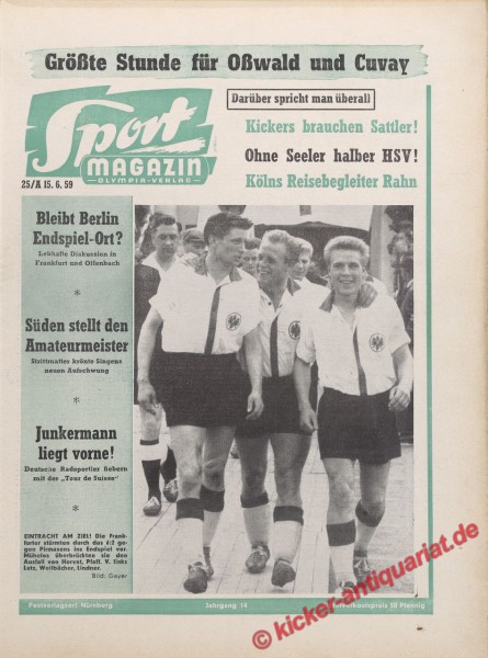 Sportmagazin Nr. 24A, 15.6.1959 bis 21.6.1959