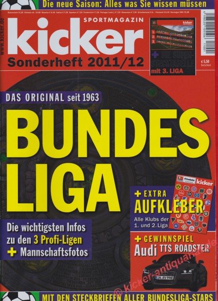 Kicker Sonderheft BL 2011/12