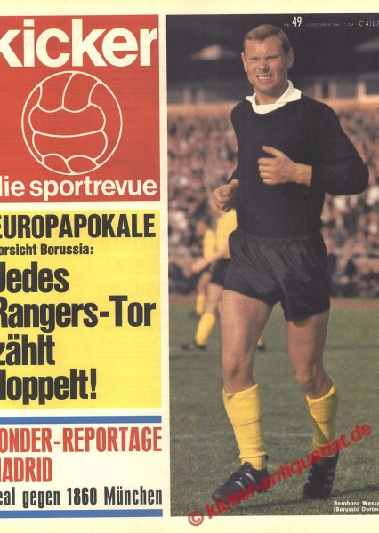 Kicker Sportrevue Nr. 49, 5.12.1966 bis 11.12.1966