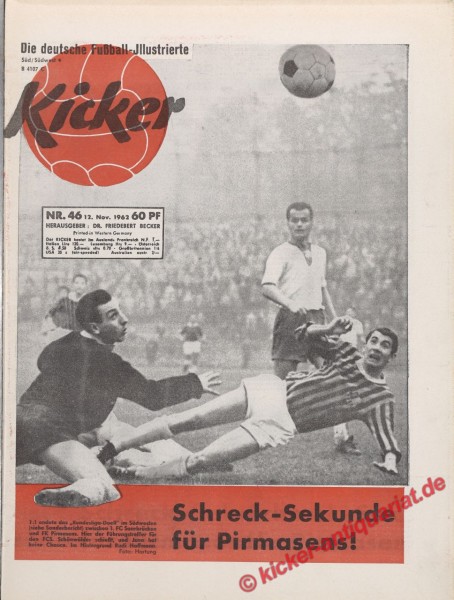 Kicker Nr. 46, 12.11.1962 bis 18.11.1962