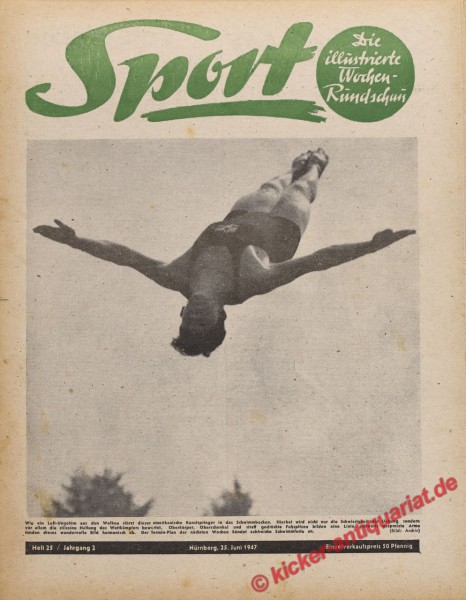 Sportmagazin Nr. 25, 25.6.1947 bis 1.7.1947