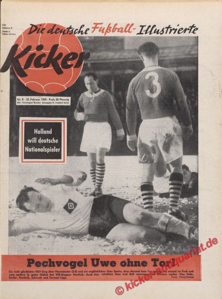 Kicker Nr. 8, 23.2.1959 bis 1.3.1959