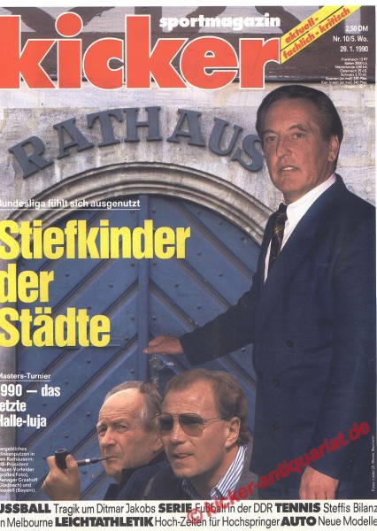 Kicker Sportmagazin Nr. 10, 29.1.1990 bis 4.2.1990