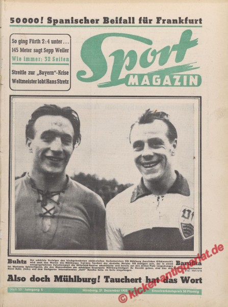 Sportmagazin Nr. 52, 27.12.1950 bis 2.1.1951