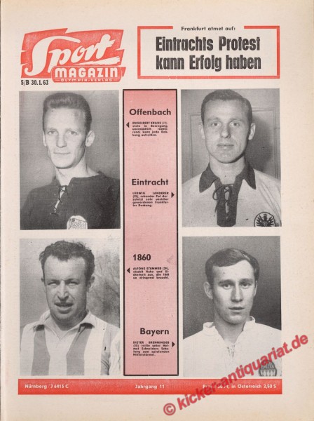 Sportmagazin Nr. 5B, 30.1.1963 bis 5.2.1963