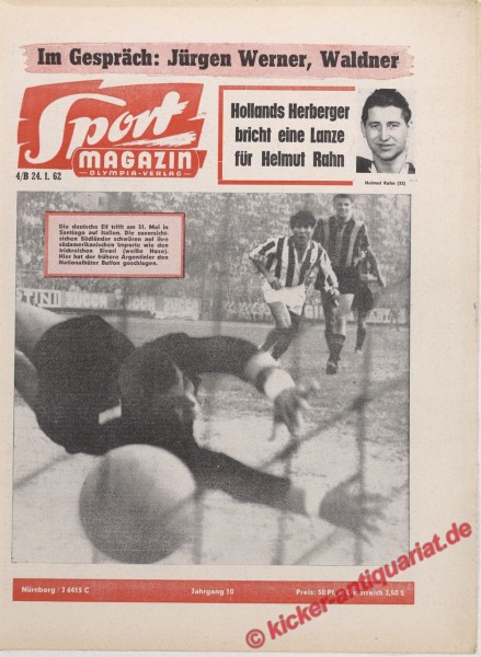 Sportmagazin Nr. 4B, 24.1.1962 bis 30.1.1962