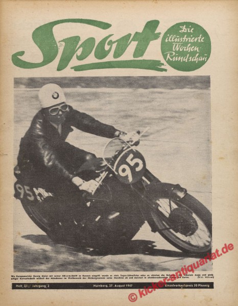 Sportmagazin Nr. 34, 27.8.1947 bis 2.9.1947
