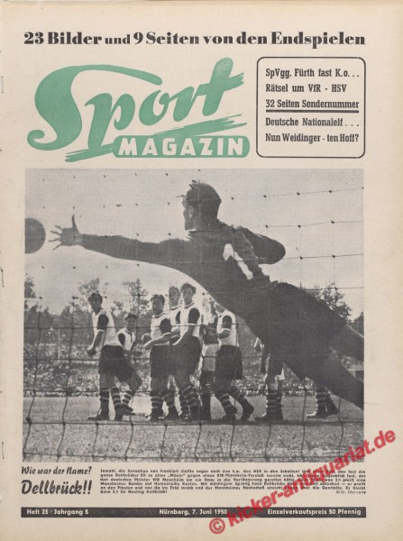 Sportmagazin Nr. 23, 7.6.1950 bis 13.6.1950