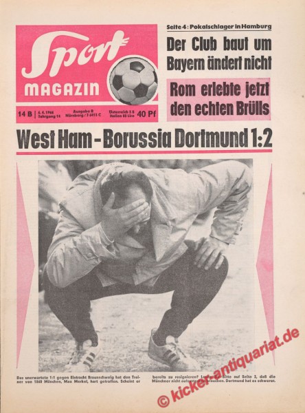Sportmagazin Nr. 14B, 6.4.1966 bis 12.4.1966