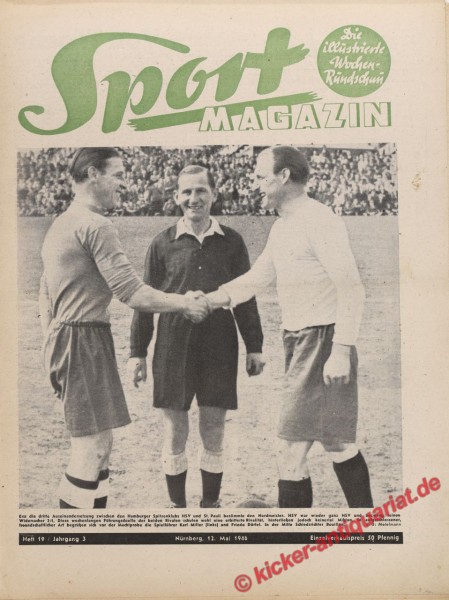 Sportmagazin Nr. 19, 12.5.1948 bis 18.5.1948