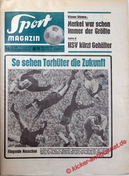 Sportmagazin Nr. 1A, 2.1.1968 bis 8.1.1968