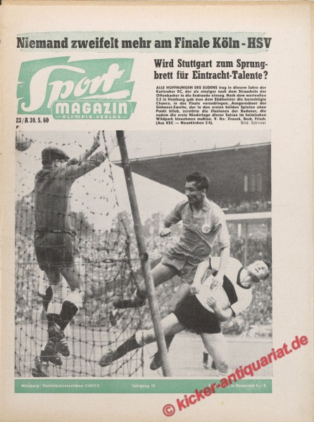 Sportmagazin Nr. 23A, 7.6.1960 bis 13.6.1960