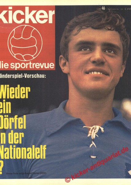 Kicker Sportrevue Nr. 46, 14.11.1966 bis 20.11.1966