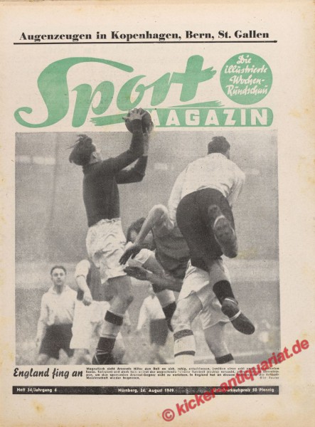 Sportmagazin Nr. 34, 24.8.1949 bis 30.8.1949