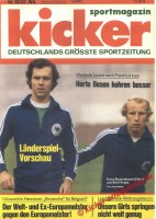 Kicker Sportmagazin Nr. 92, <br />15.11.1976 bis 21.11.1976