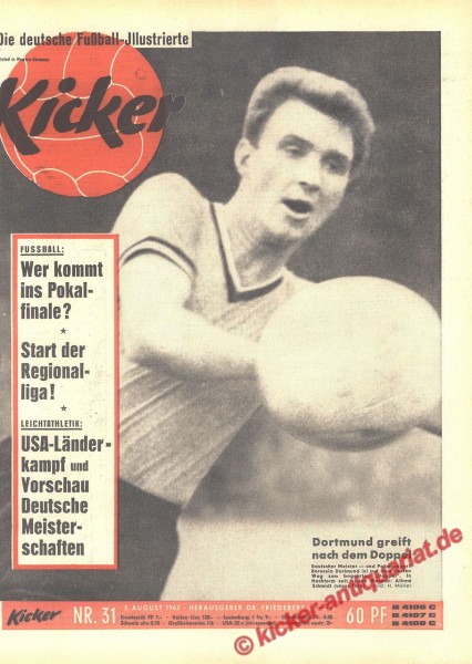 Kicker Nr. 31, 5.8.1963 bis 11.8.1963