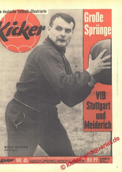 Kicker Nr. 45, 11.11.1963 bis 17.11.1963