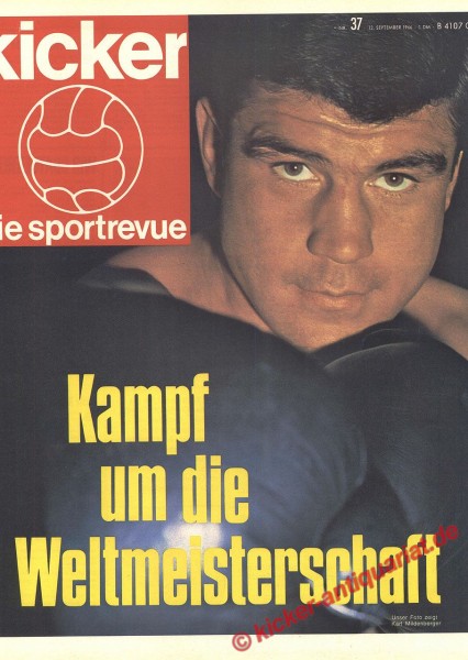 Kicker Sportrevue Nr. 37, 12.9.1966 bis 18.9.1966