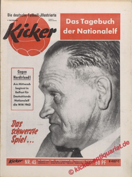 Kicker Nr. 43, 24.10.1960 bis 30.10.1960