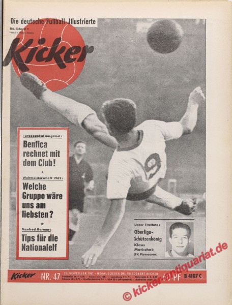 Kicker Nr. 47, 20.11.1961 bis 26.11.1961