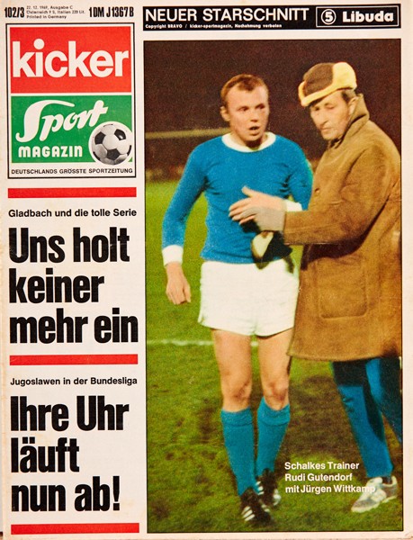 Kicker Sportmagazin Nr. 102, 22.12.1969 bis 28.12.1969