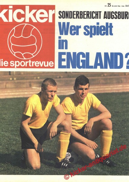 Kicker Sportrevue Nr. 25, 20.6.1966 bis 26.6.1966