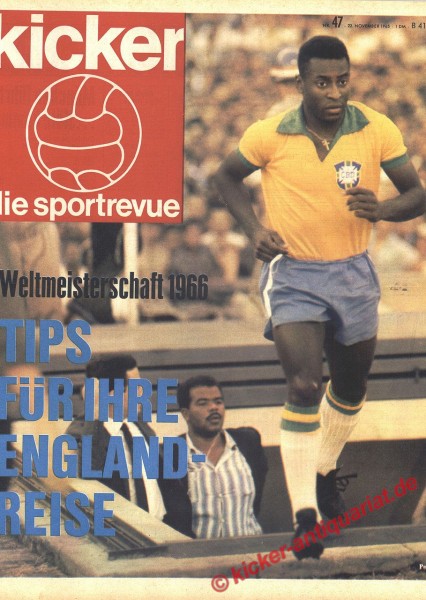 Kicker Sportrevue Nr. 47, 22.11.1965 bis 28.11.1965